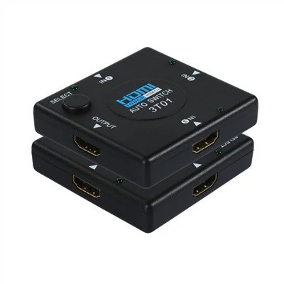 HDMI 3 į 1 išvesties automatinio jungiklio skirstytuvas