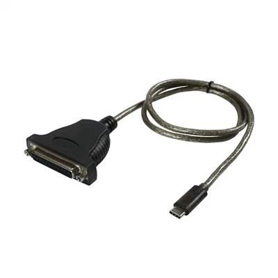 USB C prie DB25 lygiagretaus spausdintuvo kabelis