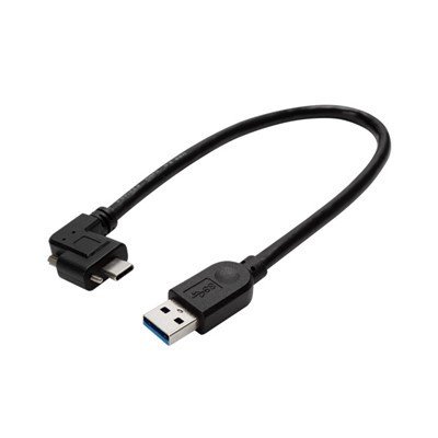 USB3.{1}} AM Į kampinį TIPO CM kabelis