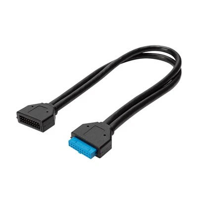USB3.{1}} Pagrindinės plokštės priekinis 19 kontaktų kištukinis ilgintuvas
