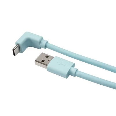 Kampinis USB C kištukas prie USB 2.0 AM įkrovimo laidas