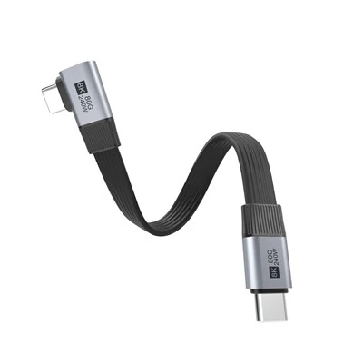 Kampinis USB 4 80Gbps 240 W greito įkrovimo FPC laidas